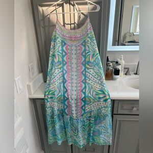 Lilly Pulitzer Pink and Blue Patterned Dress